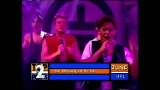 Take That - It Only Takes A Minute - Top Of The Pops - Thursday 4 June 1992