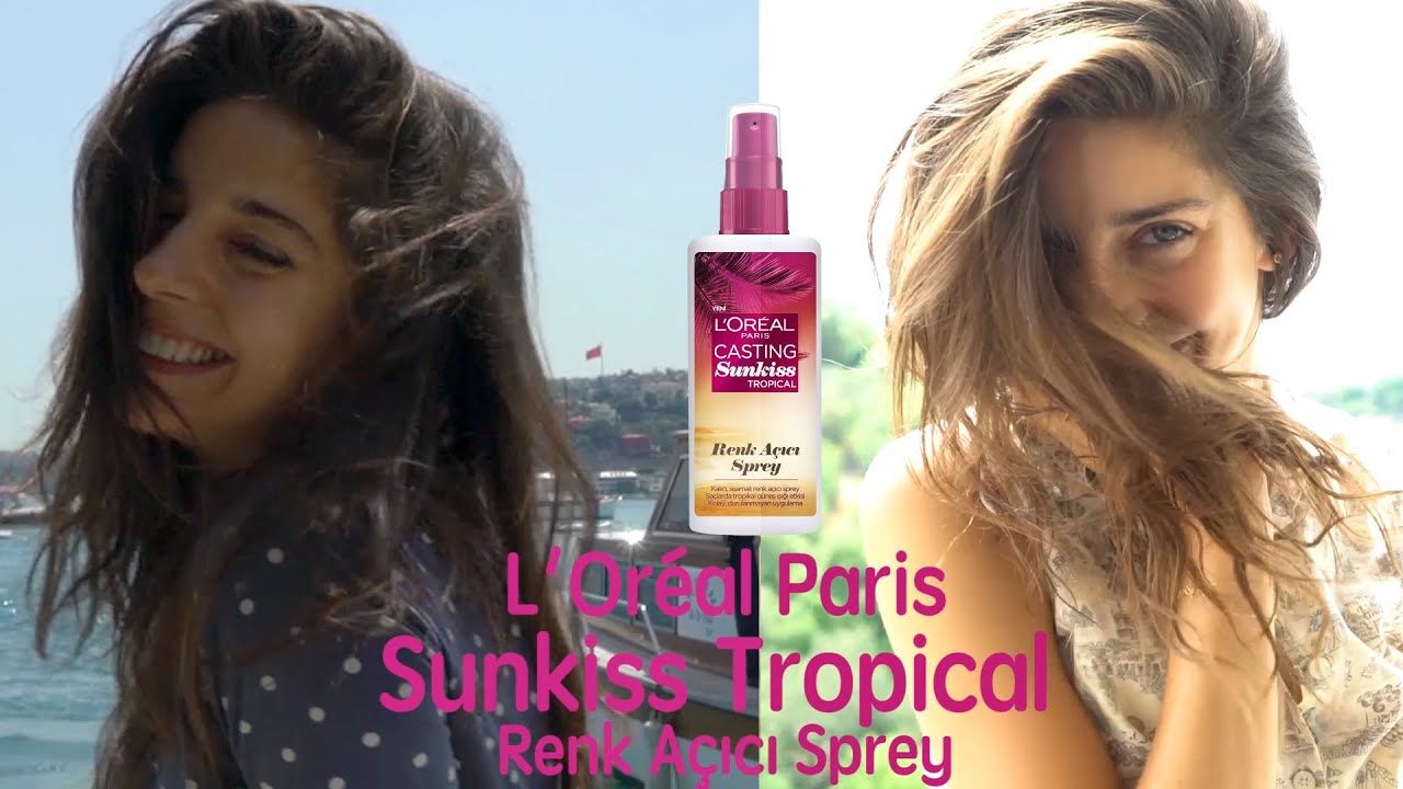 Elvinim In L Oreal Paris Sunkiss Tropikal Asamali Renk Acici Sprey Youtube