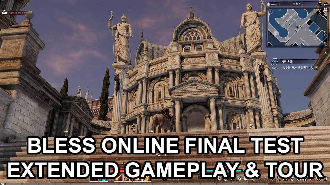 Bless Online Sorcerer Main City Questing and Tour