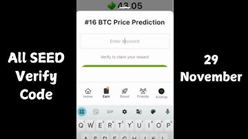 All SEED Verify Code | SEED New Video Code | SEED Code | Seed Video Code