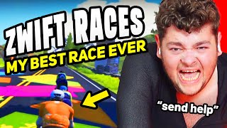 This Was My BEST Zwift Race EVER! - Cat D Zwift Racing