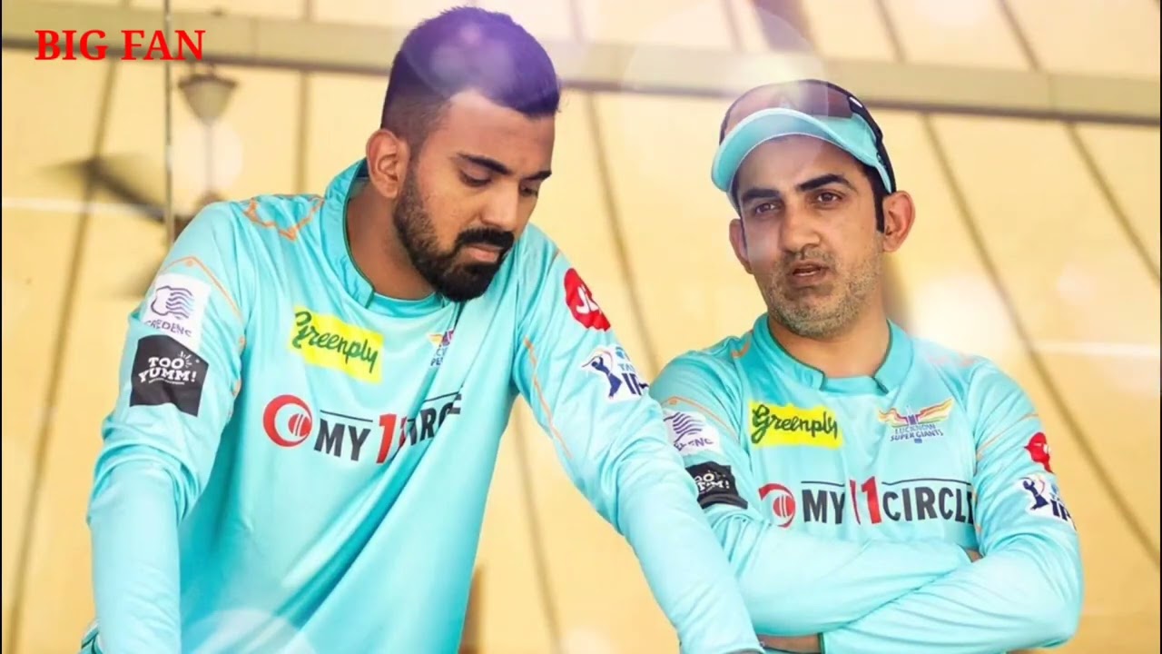 KL Rahul Gautam Gambhir Lucknow super giants WhatsApp status