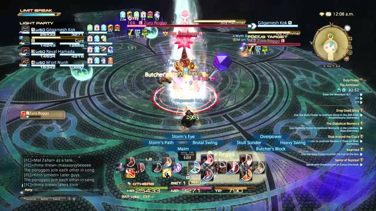 FF14: The Antitower Full Run (tank)