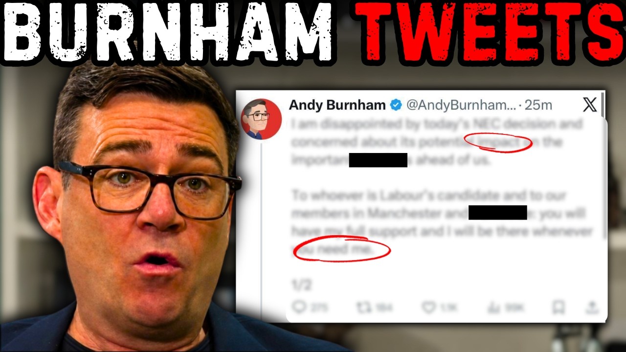 There's ALWAYS A TWEET... (Andy Burnham)