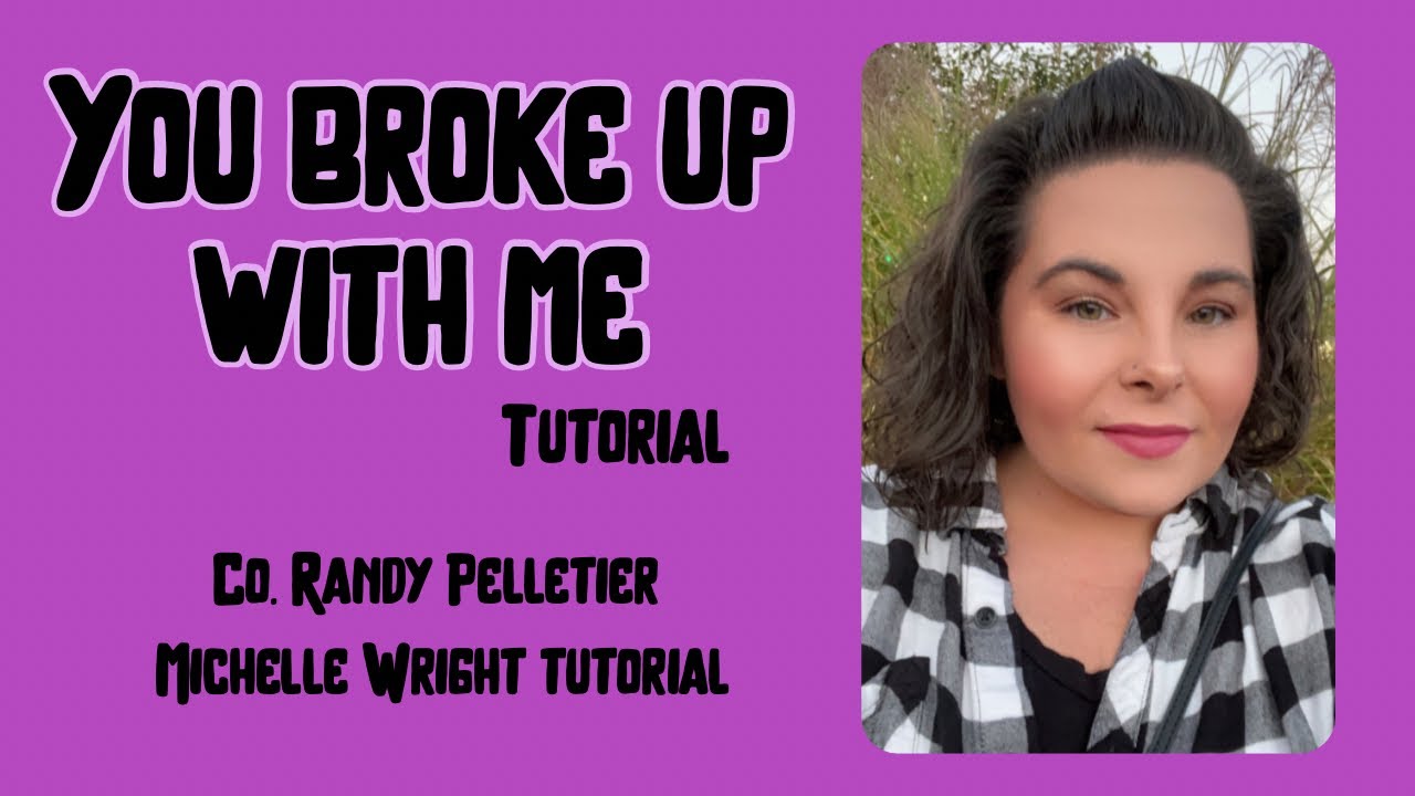You broke up with me line dance tutorial Improver choreography by Randy Pelletier
