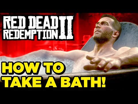 Red Dead Redemption 2: Cara Take A Bath, Clean Diri & Horse! (Cara / Tutorial / Walkthrough)