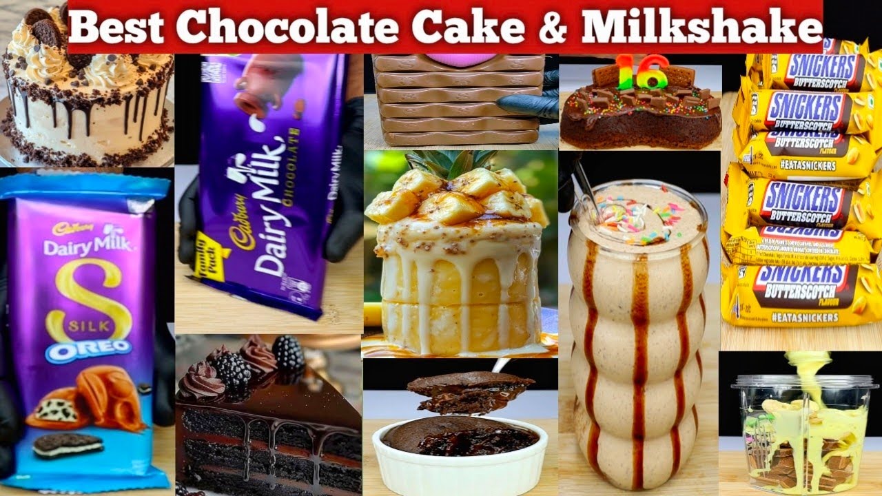 Best Chocolate Cake & Milkshake 🤤