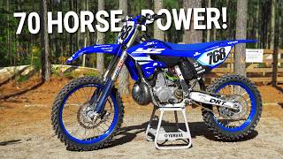 Custom YZ400 2 stroke is a MONSTER!