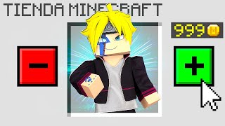 Paso Minecraft pero Puedo COMPRAR CUALQUIER ITEM de BORUTO💰🤑