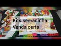 #VLOGDECROCHÊ MONTE KIT DE PANO DE PRATO E VENDA MUITO/KITS QUE MAIS VENDO/DICAS E VALORES