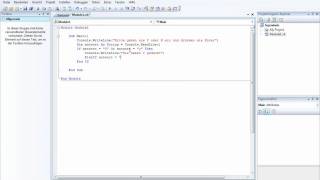 Visual Basic 2008 - Konsolenanwendung auf Eingaben reagieren