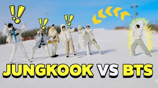 Jungkook Vs Los Malvados BTS Hyungs (BTS Momentos Divertidos)