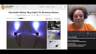 Magnetic Lights for Workshop Glasses - Scroll Through - Instructables