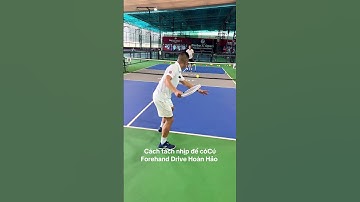 Cách tách nhịp để cóCú Forehand Drive Hoàn Hảo  #Manhseven  #pickleball #pocpoc