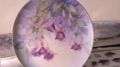 China Painting Tutorial - Fuchsias - Barbara Duncan
