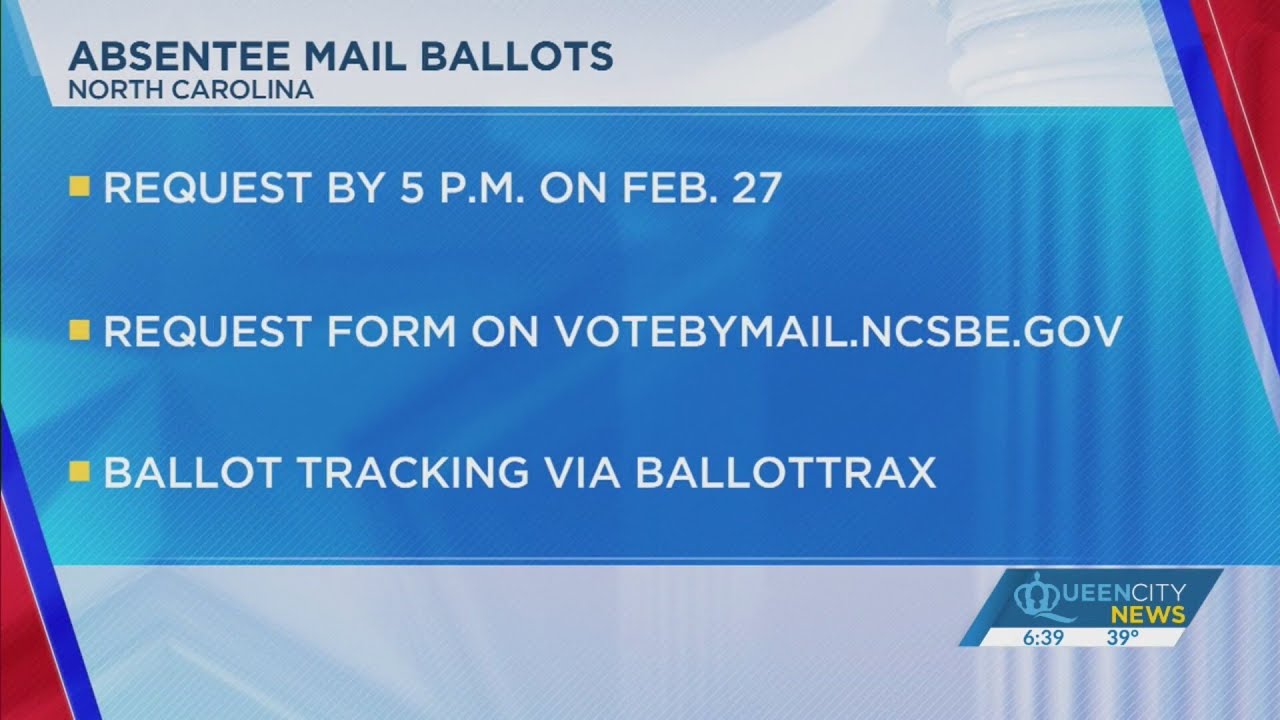 Early voting starts Thursday morning in North Carolina - YouTube