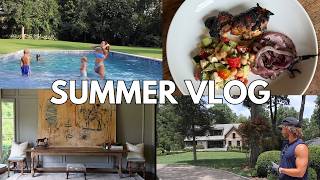SUMMER VLOG: House Updates! Home Gym, Garden Tour, Decorating Rooms | Julia & Hunter Havens