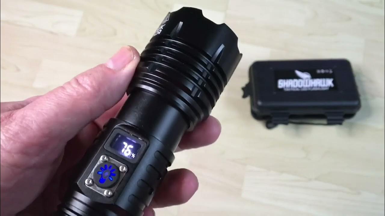 Shadowhawk Taschenlampe Led 10000 Lumen Test Shadowhawk Taschenlampe LED Aufladbar Extrem Hell, Entscheidende