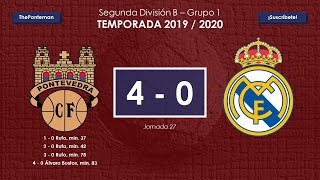 Pontevedra C.F. 4 - 0 Real Madrid Castilla