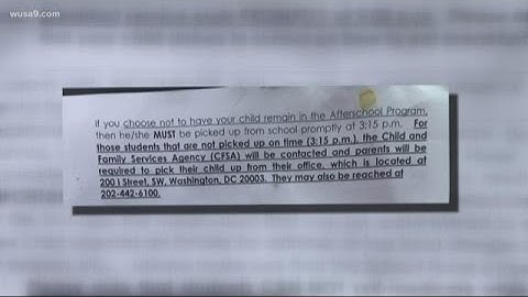 DC school warns parents they
