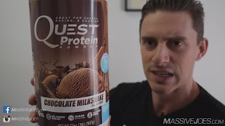 Quest Protein Powder Video Review - MassiveJoes.com RAW REVIEW Nutrition Whey WPI Micellar Casein