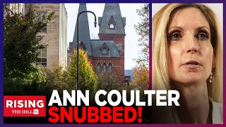 Ann Coulter Speaks Out At Cornell Her, Alma Mater, On Immigration; Protestor Tries to Silence Her