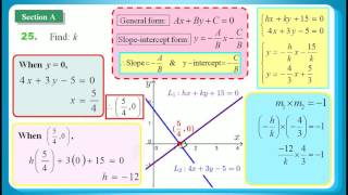HKDSE 2016 Maths Core Paper 2 Q25: Linear Equation 直線方程、slope 斜率
