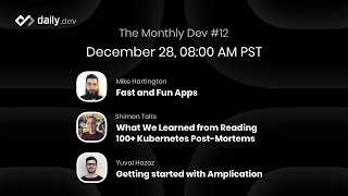 The Monthly Dev #12: Fast and fun apps, K8S misconfigurations and Amplication screenshot 3
