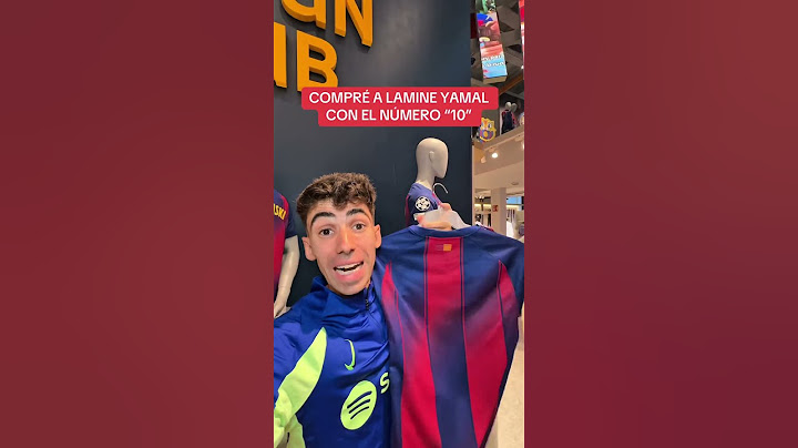 COMPRÉ LA CAMISETA DE LAMINE YAMAL CON EL 10