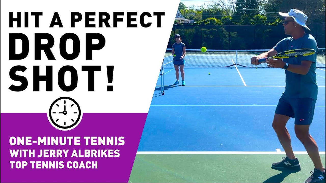 One-Minute Tennis — How to Hit a Perfect Backhand Drop Shot!