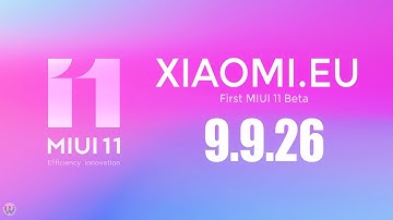 Xiaomi.eu First Official MIUI 11 Beta ROM Changelog & Download Links