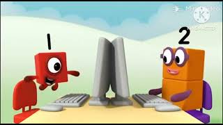 Numberblock one two and three plays Minecraft together 