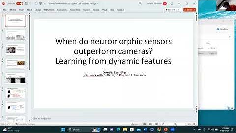 Cornelia Fermueller at CVPR 2023 Workshop on Event-based Vision