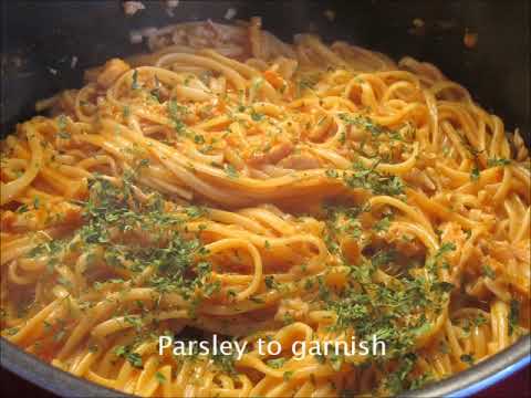 One Pot Linguine with Red Clam Sauce