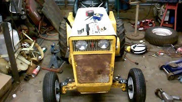 105 cub  cadet Hd axle conversion