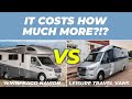 Leisure travel vans unity vs winnebago view navion  how much price difference