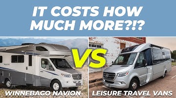 Leisure Travel Vans Unity VS Winnebago View, Navion - How much price difference?