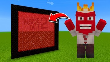 How to Make A Portal To The Inside Out 2 Angry Dimension in Minecraft!