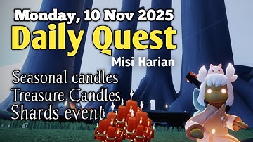 Sky Daily Quest today - Hidden Forest 10 nov 2025 | Sky Children of the Light | Sandwichies Ch