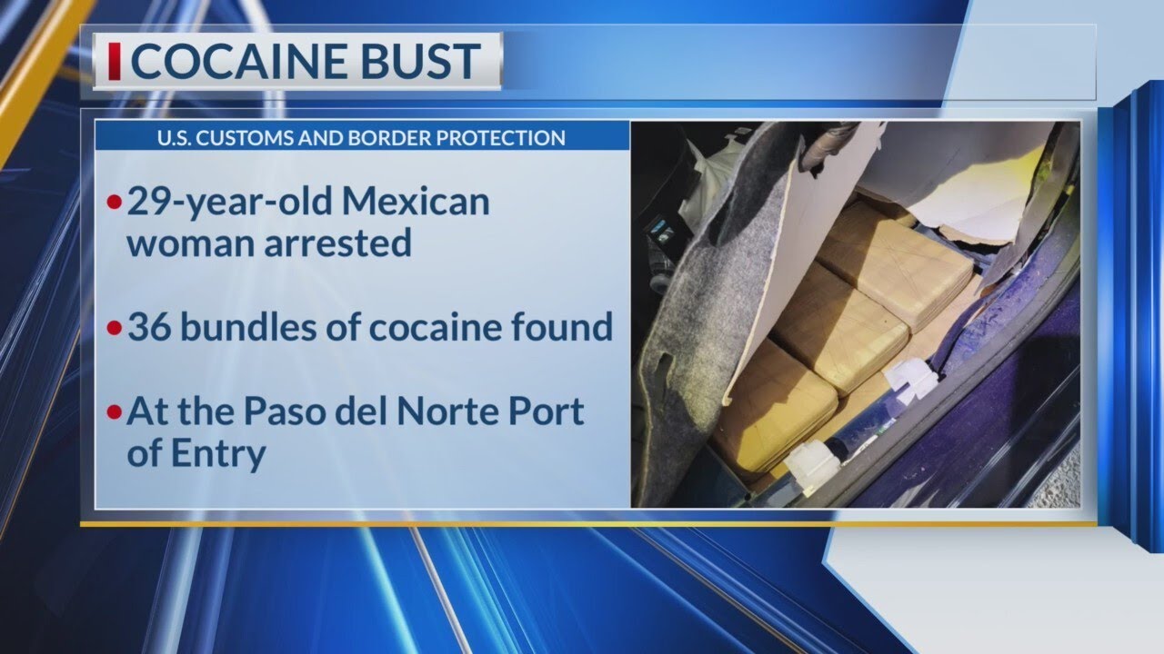 Woman arrested after trying to smuggle cocaine - YouTube