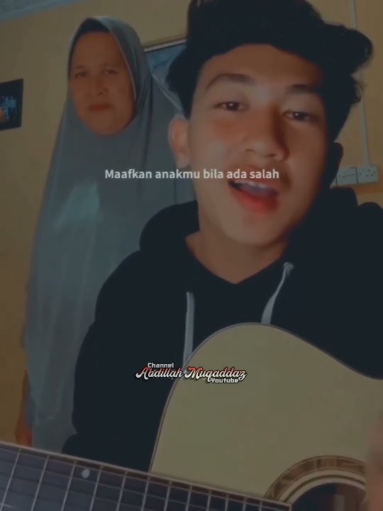Story Wa Ibu 'Story Wa Cover Gitar Viral Tiktok 2022' Oh Ibuku Engkaulah Wanita #abdillahmuqaddaz
