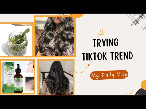 Rosmary oil hairgrowth and butterfly haircut ✨