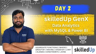 Day 2: Aggregate Functions | WHERE | GROUP BY | HAVING | ORDER BY & Constraints #dataanalytics