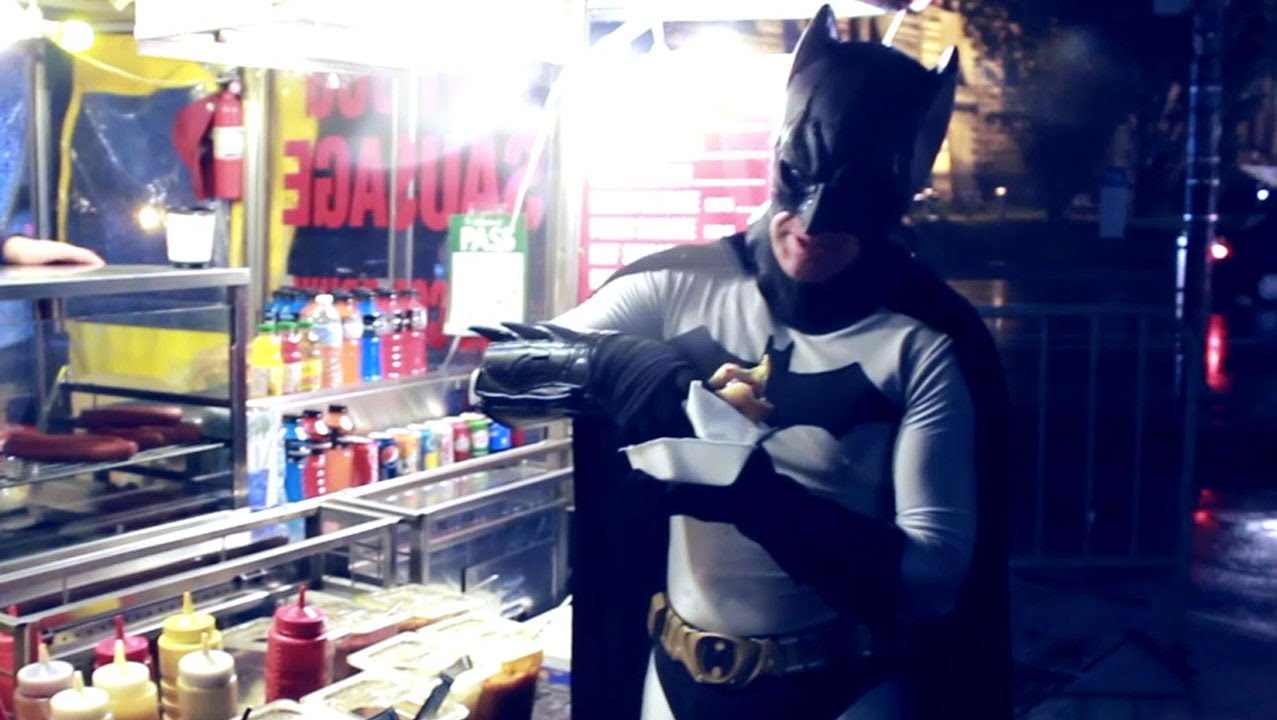 Batman Eats a Hot Dog - The Movie - YouTube