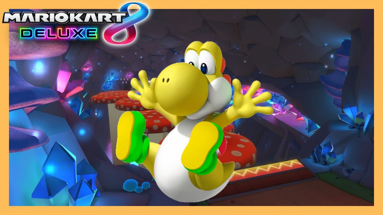 Mario Kart 8 Deluxe - VS Race | 100cc, - 4 Races | Yellow Yoshi Gameplay