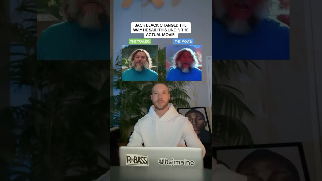 Jack Black Changed The I Am Steve Line In Actual Minecraft Movie Shorts Jackblack