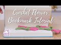 Crochet Flower Bookmark Tutorial | Crochet Projects | Create and Craft