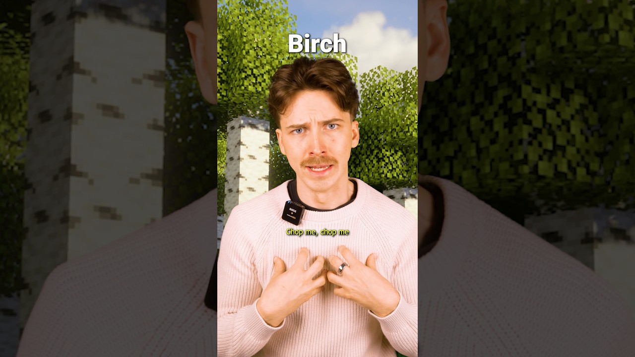 Minecraft Trees Waiting For You To Chop Them🤣