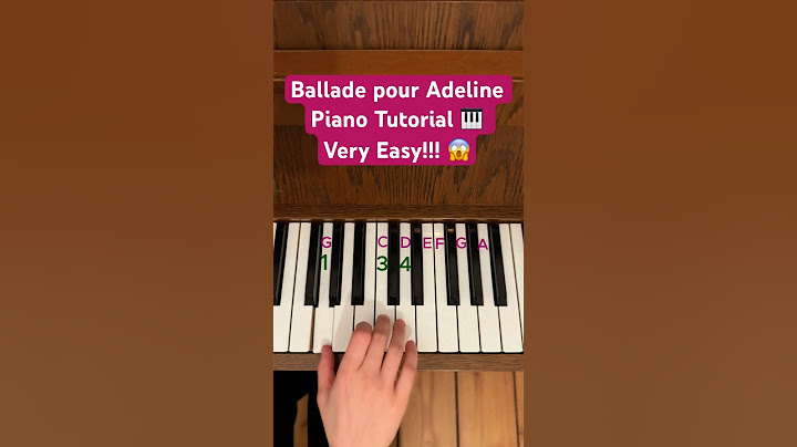 🎹 Ballade pour Adeline –  Piano Tutorial Part 1 💪  Very Easy!!!