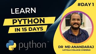 #Python programming in 15 days #Tutorial #Day 1#Python for Beginners#Dr.MD